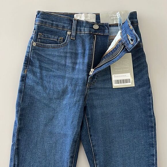 NWT Everlane The Authentic Stretch High-Rise Skinny Dark Wash Blue Size 23 - Picture 6 of 10